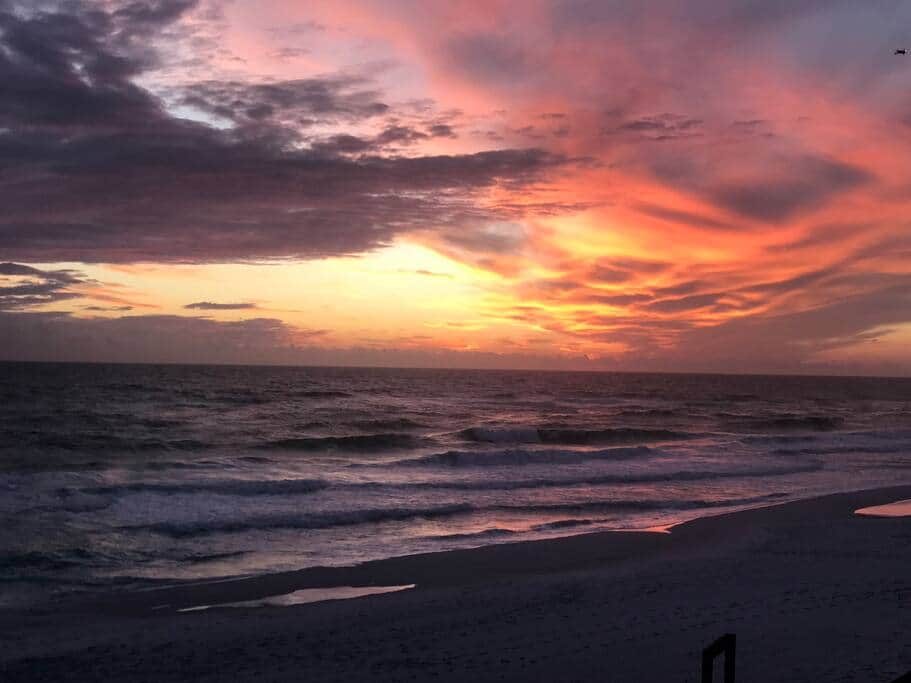 Sunset over the Gulf